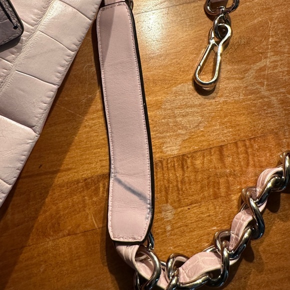 Vintage Coach Madison Embossed Exotic Satchel- pink - Picture 17 of 17